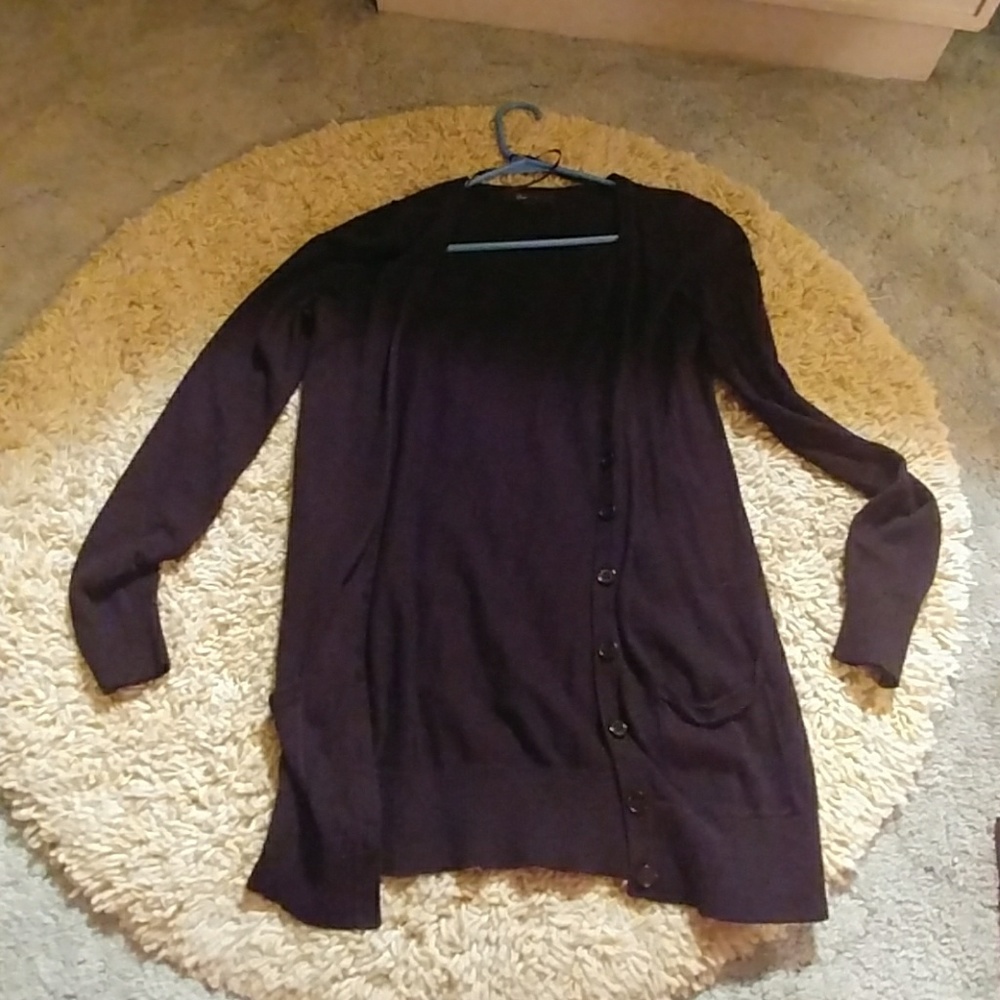 Black Long Small Cardigan